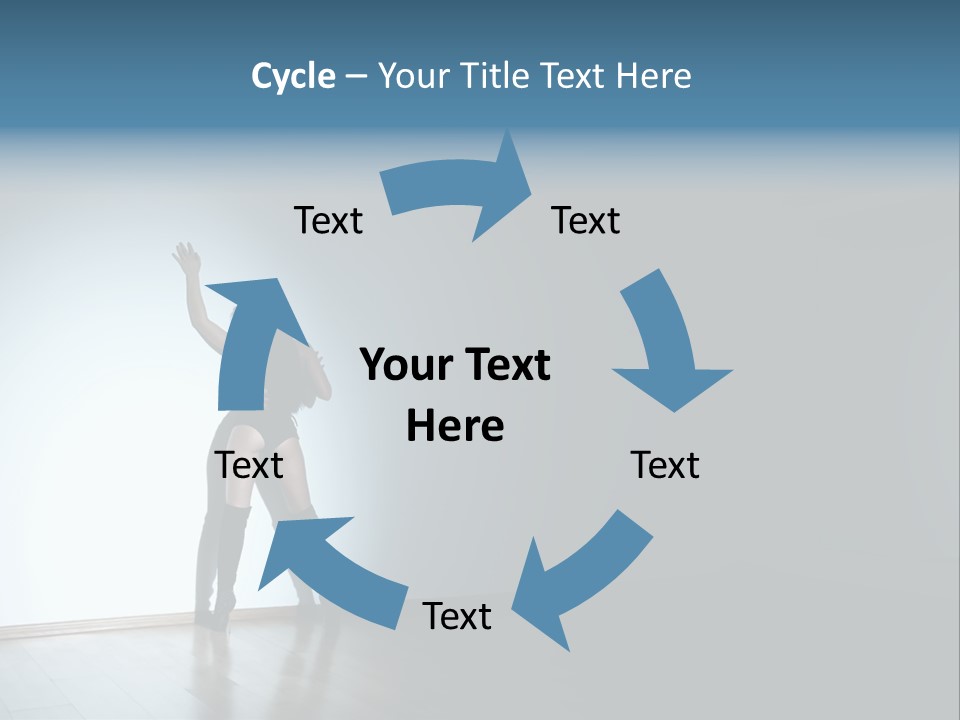 Brunette Figure Elegance PowerPoint Template