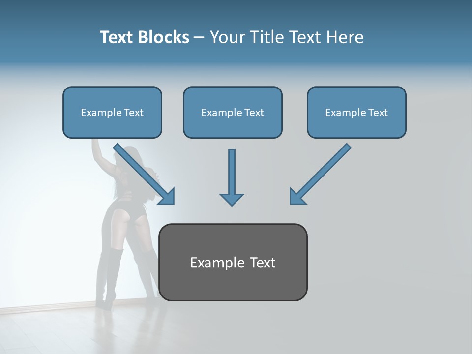 Brunette Figure Elegance PowerPoint Template