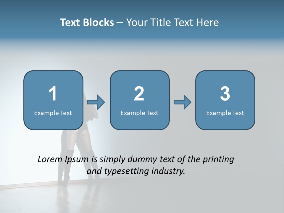 Brunette Figure Elegance PowerPoint Template