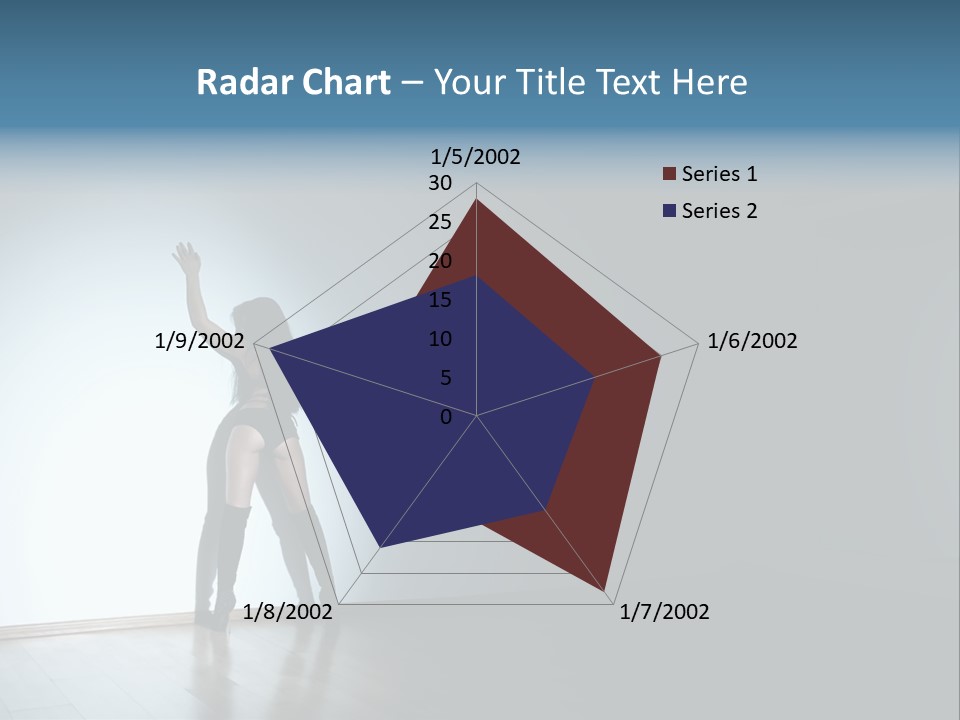 Brunette Figure Elegance PowerPoint Template