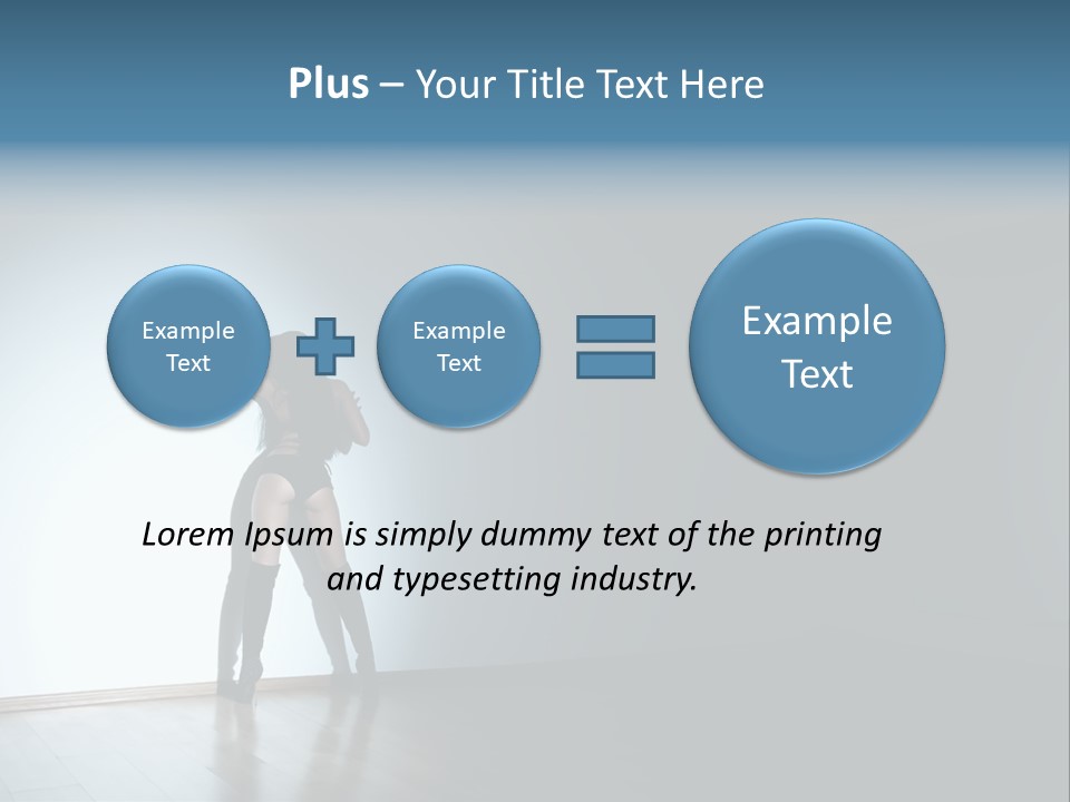 Brunette Figure Elegance PowerPoint Template