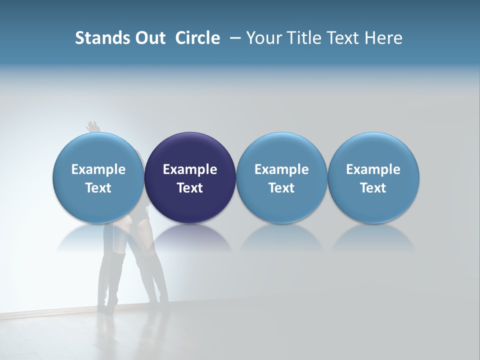 Brunette Figure Elegance PowerPoint Template