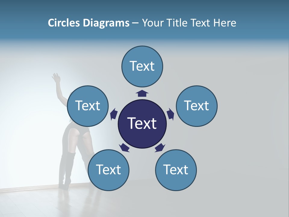 Brunette Figure Elegance PowerPoint Template