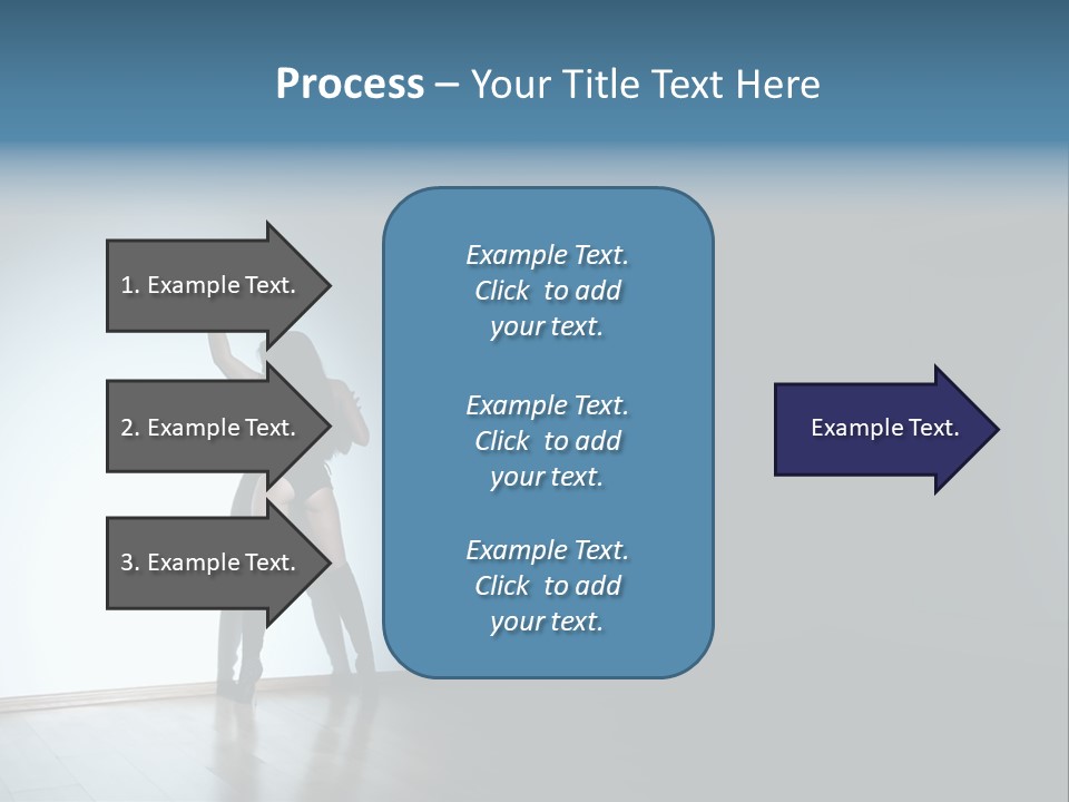 Brunette Figure Elegance PowerPoint Template