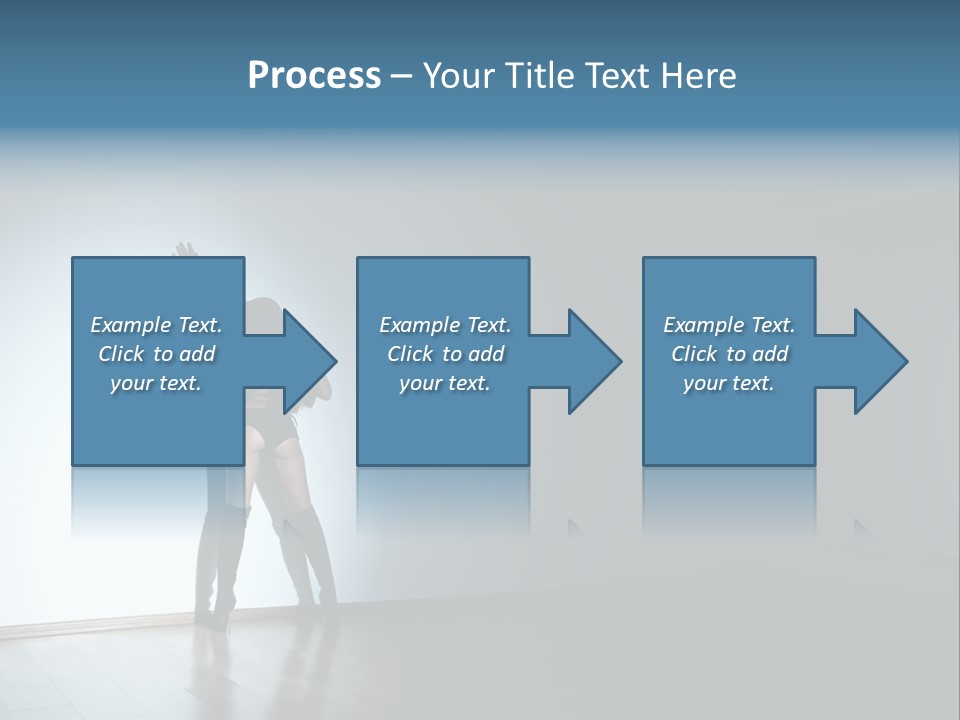 Brunette Figure Elegance PowerPoint Template