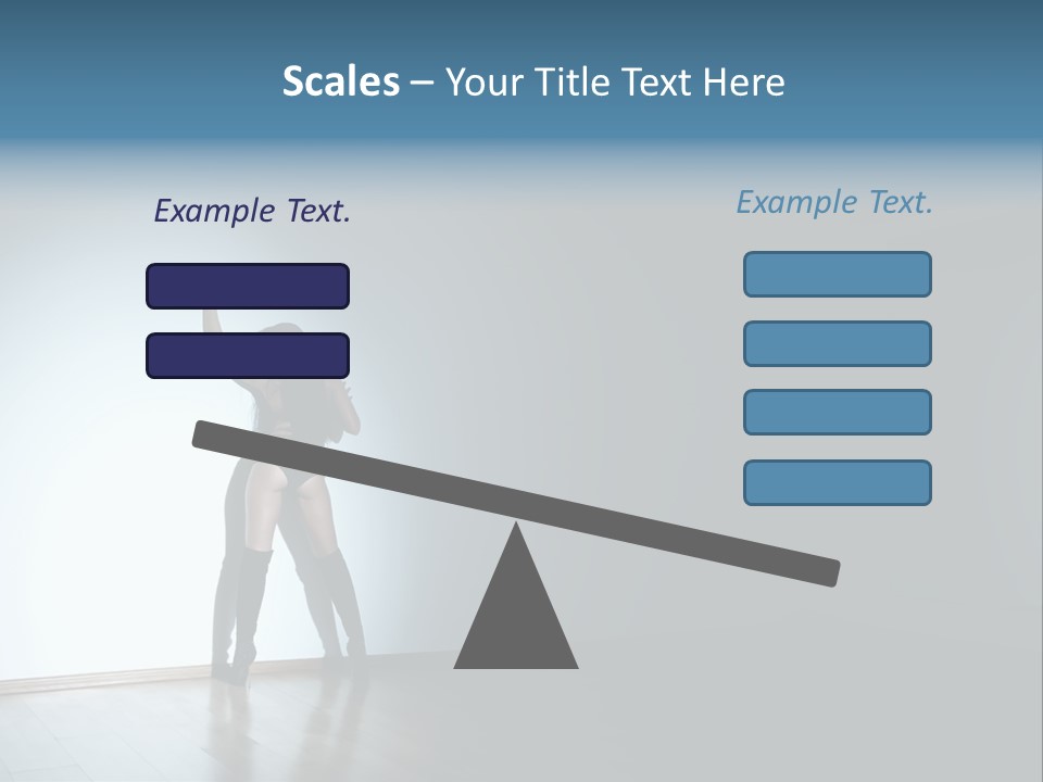 Brunette Figure Elegance PowerPoint Template