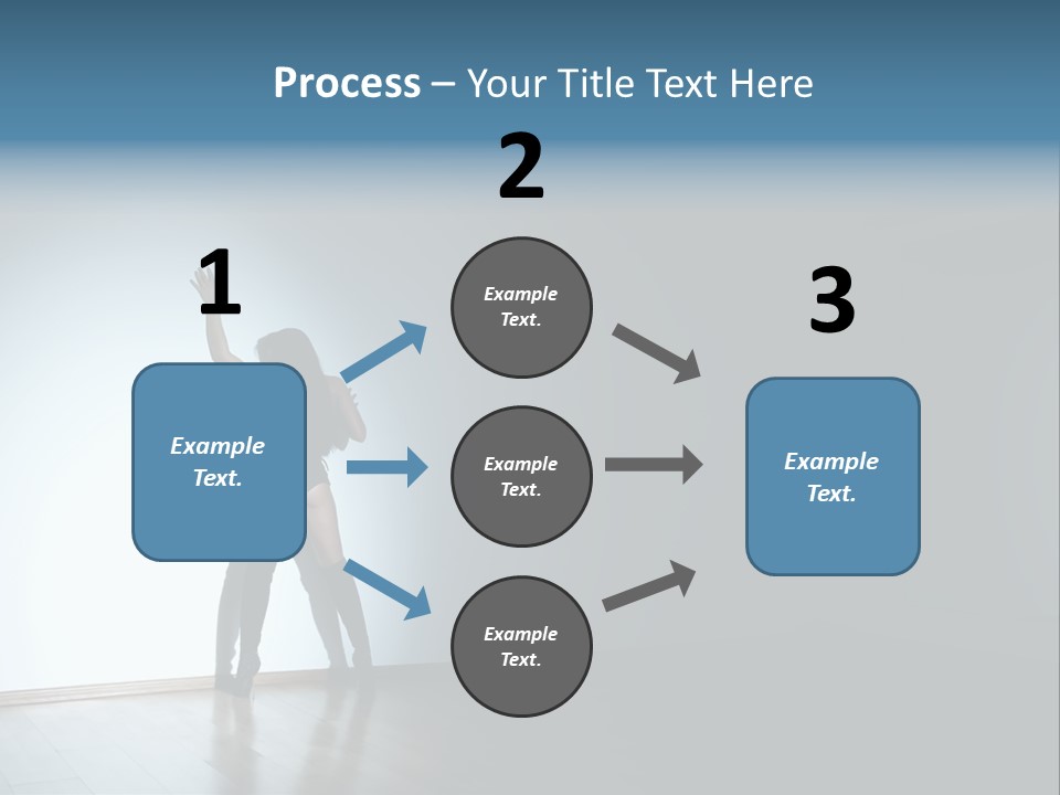 Brunette Figure Elegance PowerPoint Template