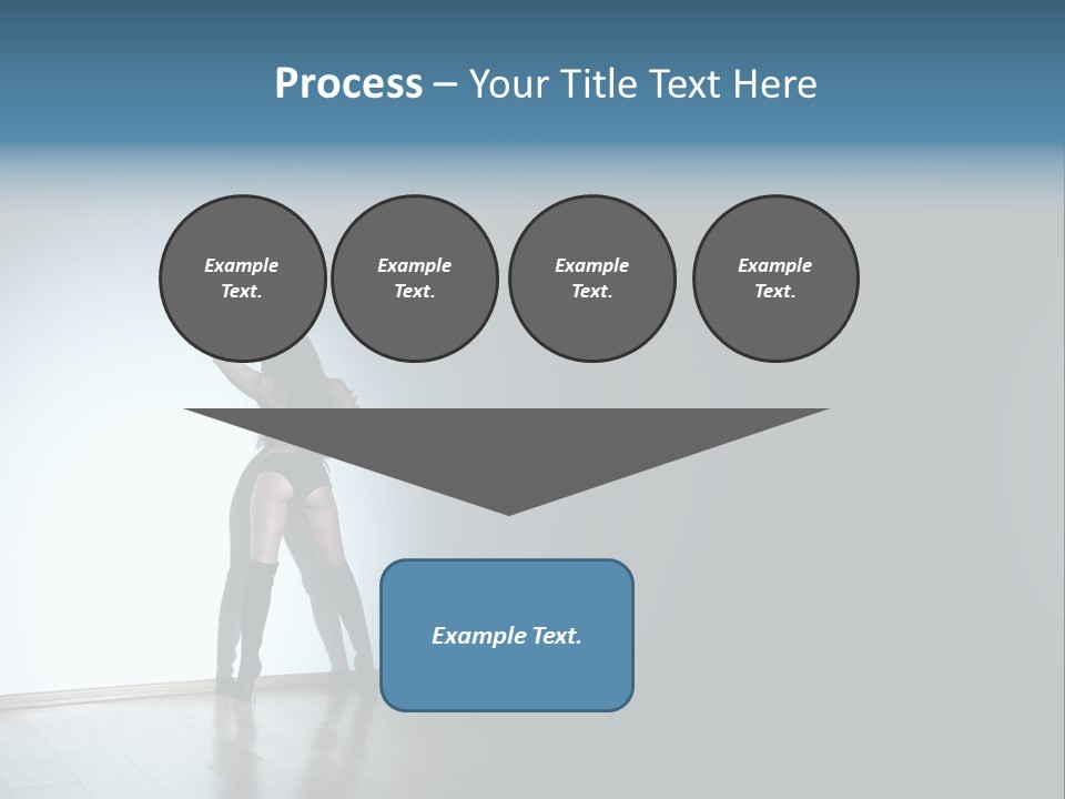 Brunette Figure Elegance PowerPoint Template