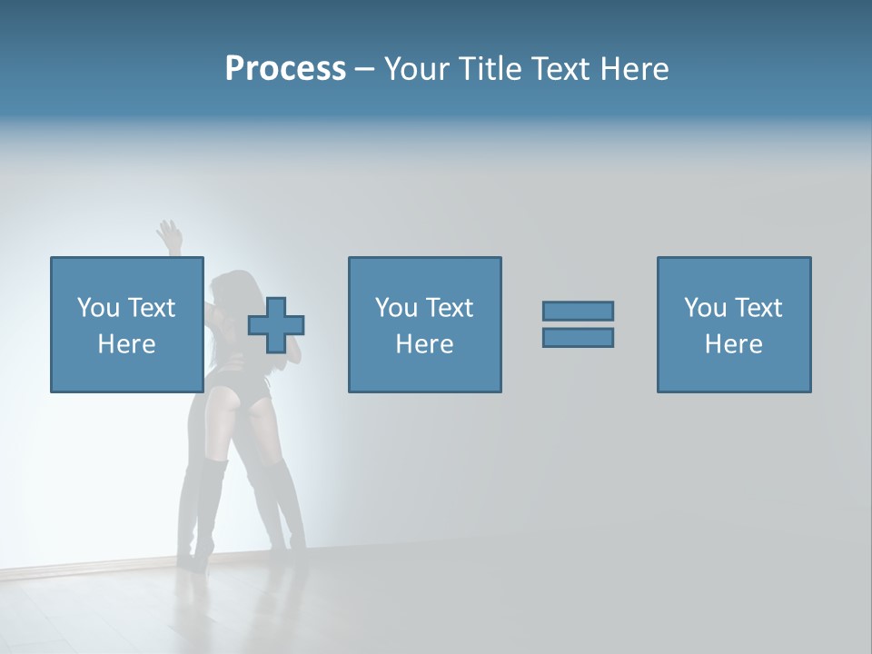 Brunette Figure Elegance PowerPoint Template