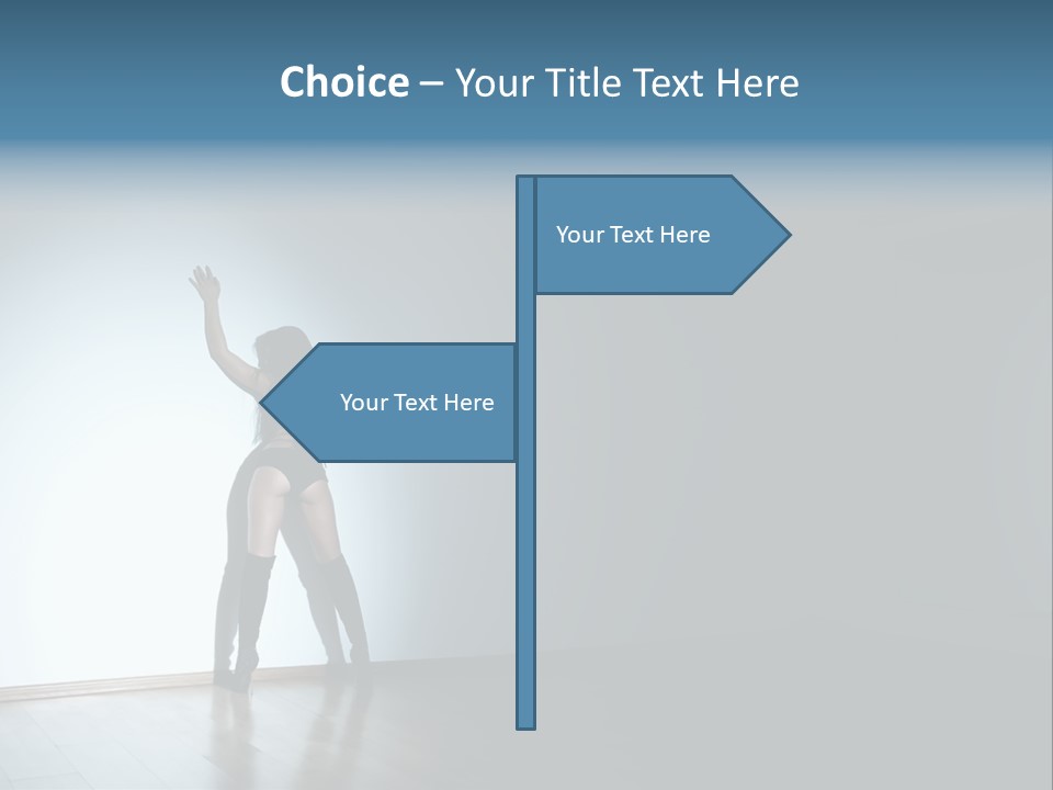 Brunette Figure Elegance PowerPoint Template