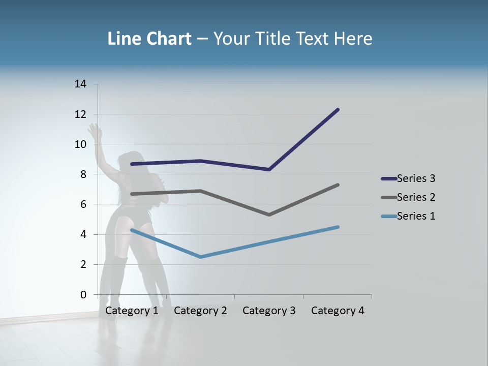 Brunette Figure Elegance PowerPoint Template