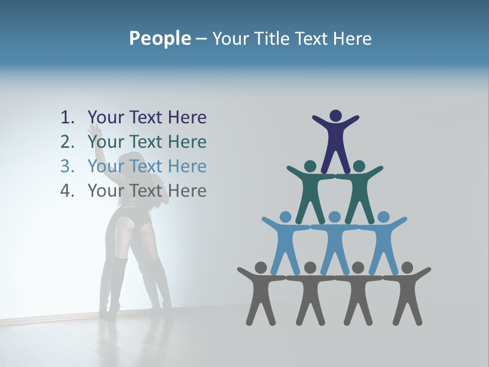 Brunette Figure Elegance PowerPoint Template