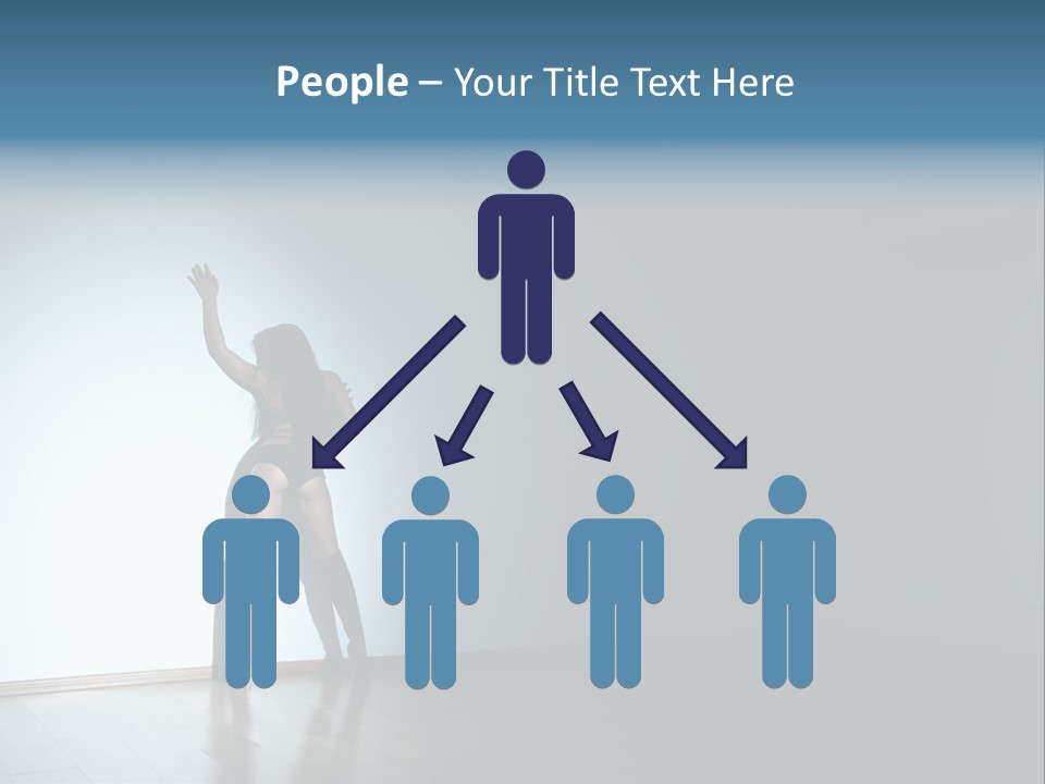 Brunette Figure Elegance PowerPoint Template