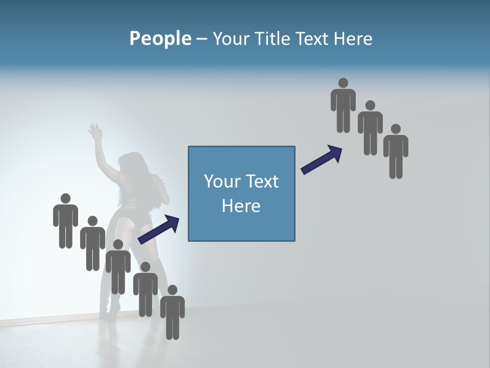 Brunette Figure Elegance PowerPoint Template