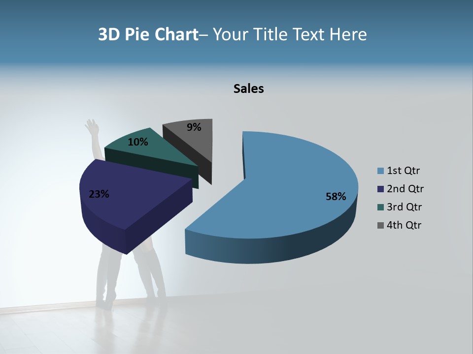 Brunette Figure Elegance PowerPoint Template