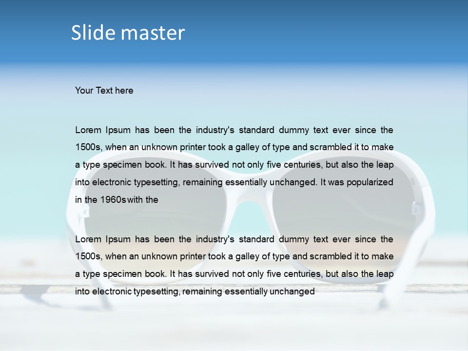 Outdoor Romantic Leisure PowerPoint Template