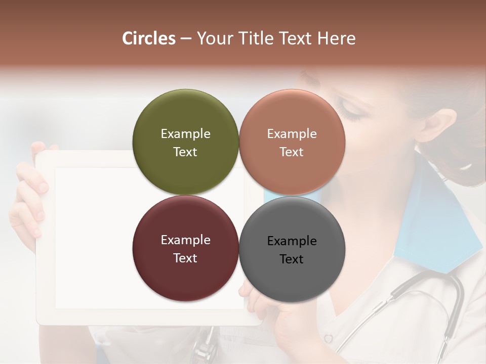 Young Tablet People PowerPoint Template