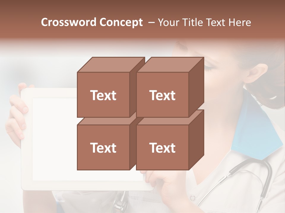 Young Tablet People PowerPoint Template