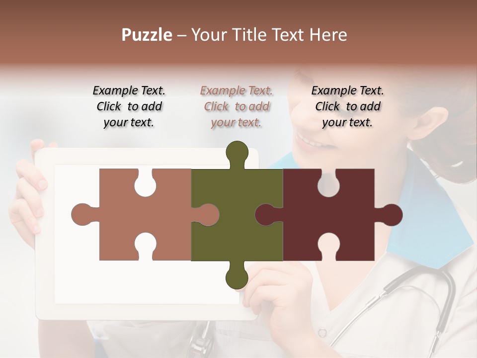 Young Tablet People PowerPoint Template