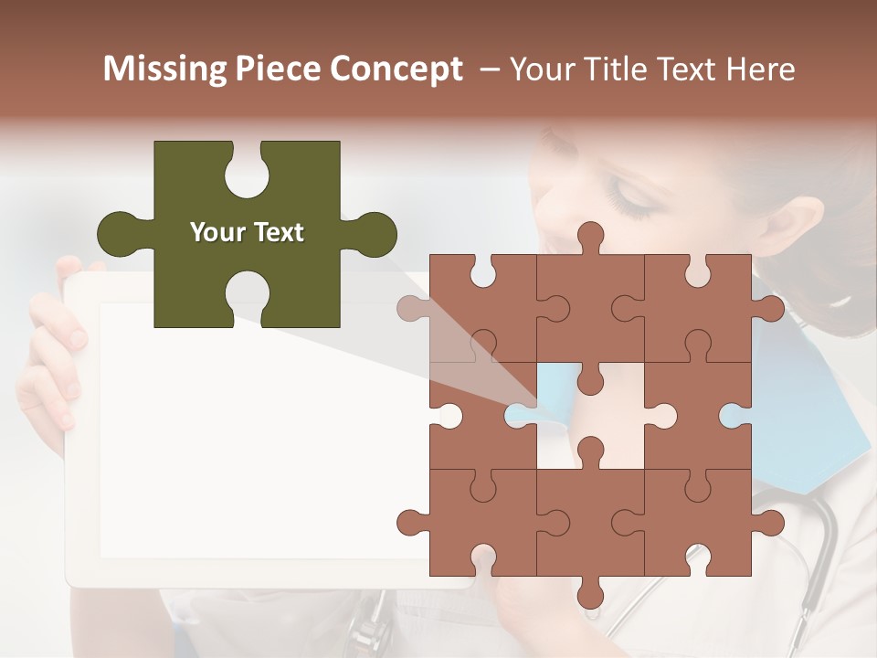 Young Tablet People PowerPoint Template