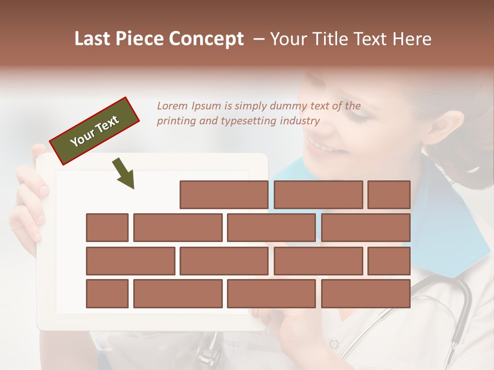 Young Tablet People PowerPoint Template