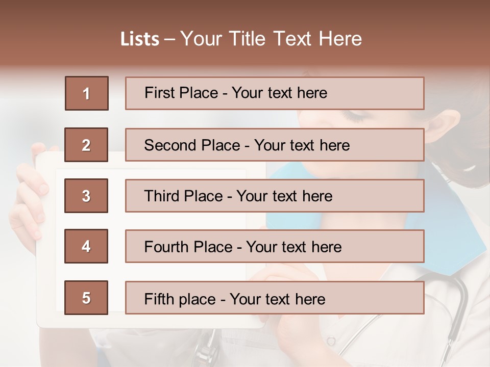 Young Tablet People PowerPoint Template