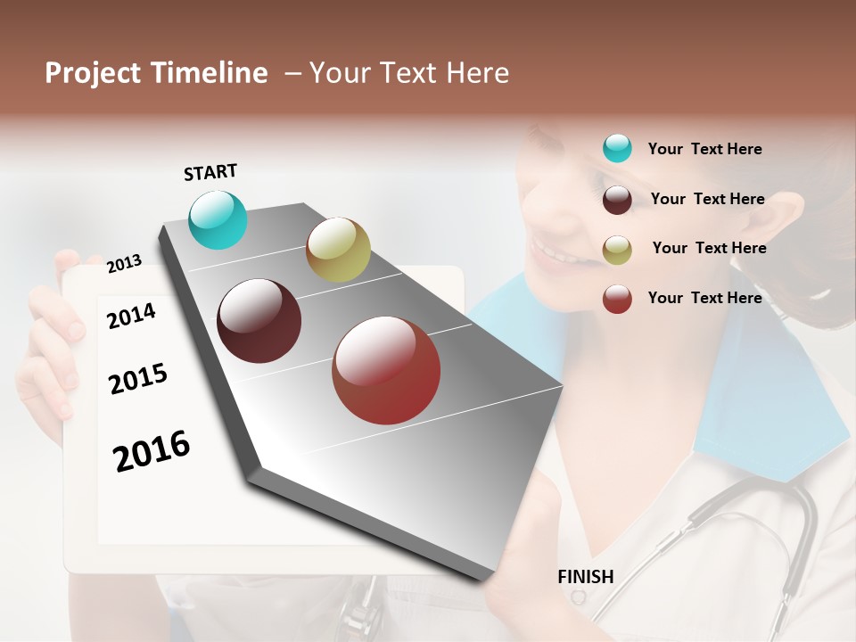 Young Tablet People PowerPoint Template