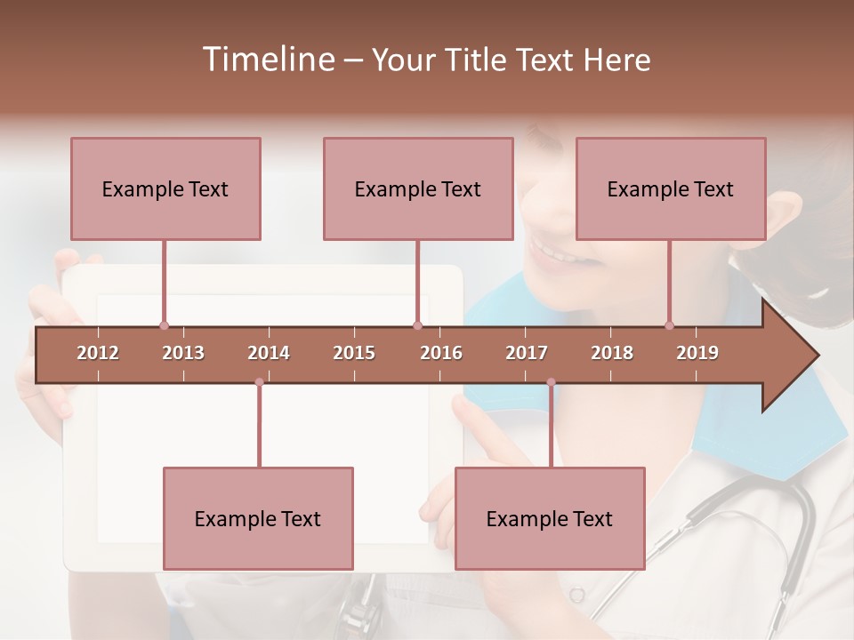 Young Tablet People PowerPoint Template