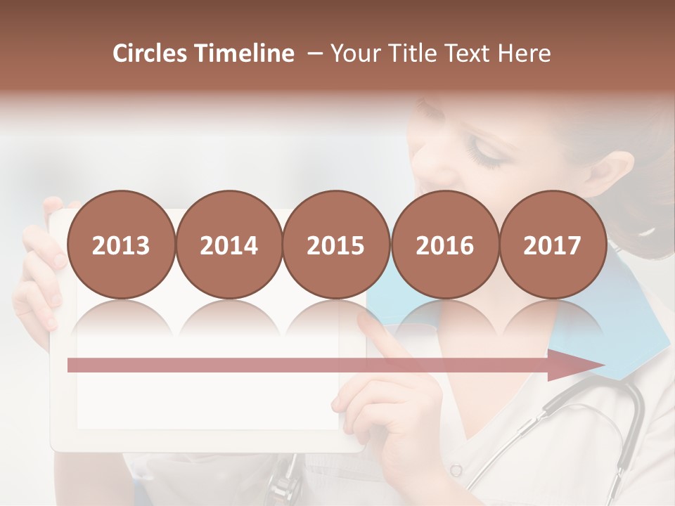 Young Tablet People PowerPoint Template