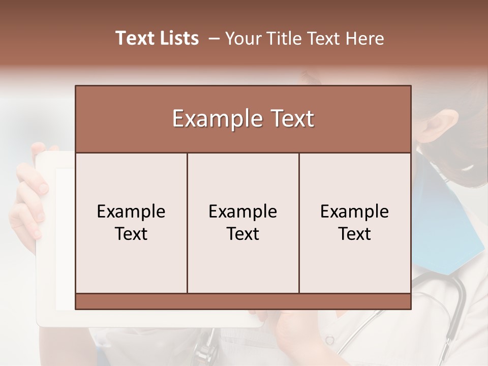 Young Tablet People PowerPoint Template
