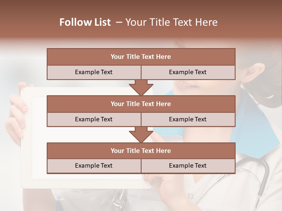 Young Tablet People PowerPoint Template