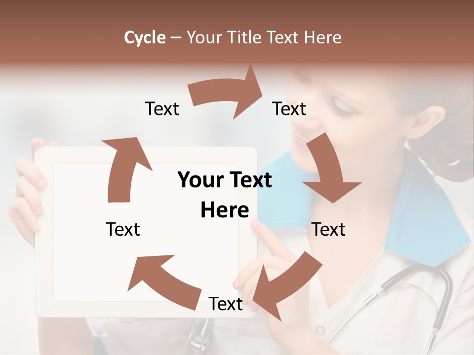 Young Tablet People PowerPoint Template