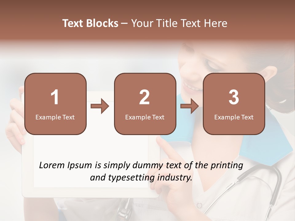 Young Tablet People PowerPoint Template