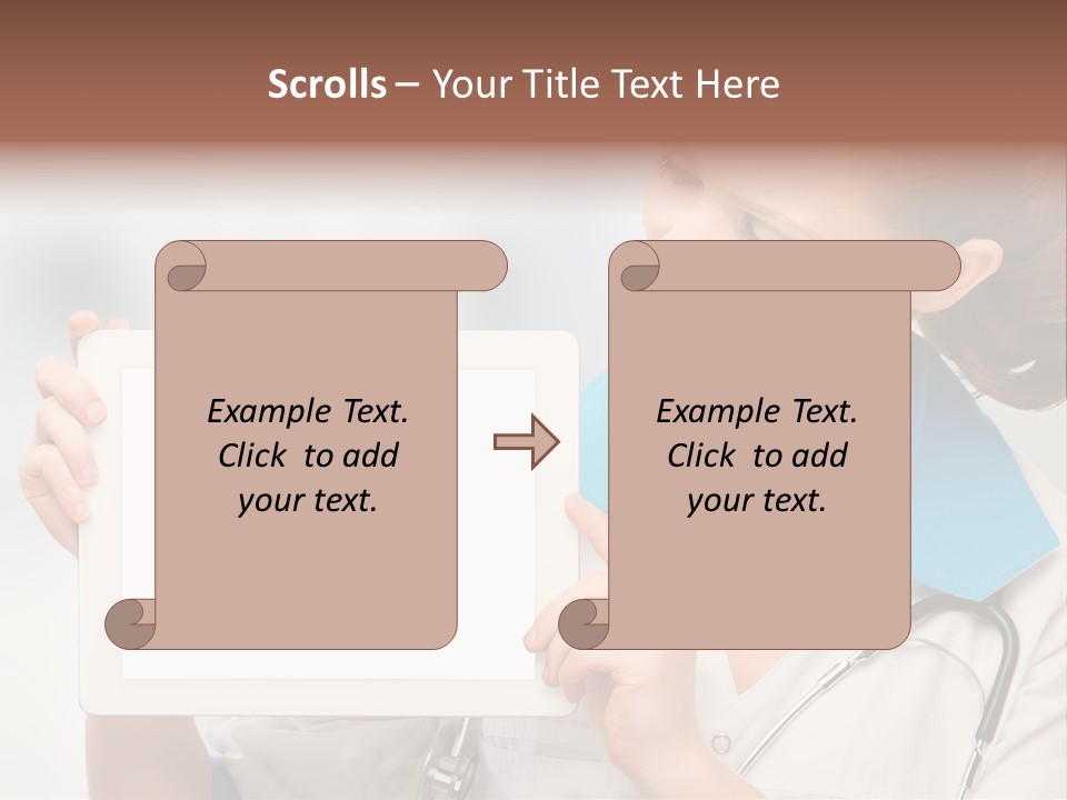 Young Tablet People PowerPoint Template