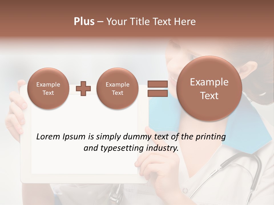 Young Tablet People PowerPoint Template