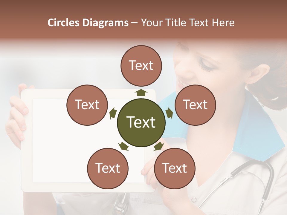 Young Tablet People PowerPoint Template