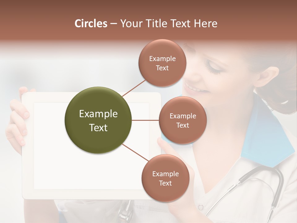 Young Tablet People PowerPoint Template