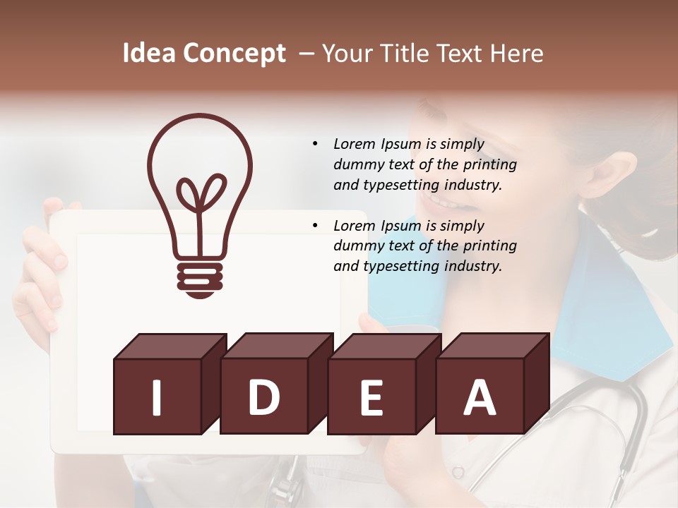 Young Tablet People PowerPoint Template