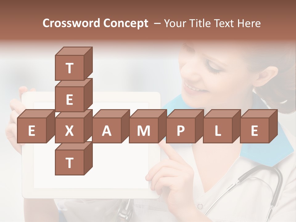 Young Tablet People PowerPoint Template