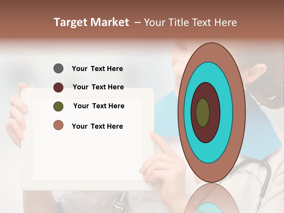 Young Tablet People PowerPoint Template