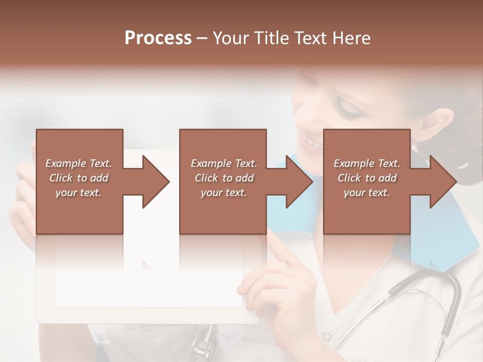 Young Tablet People PowerPoint Template