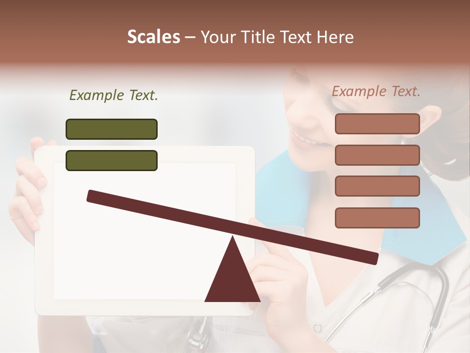 Young Tablet People PowerPoint Template