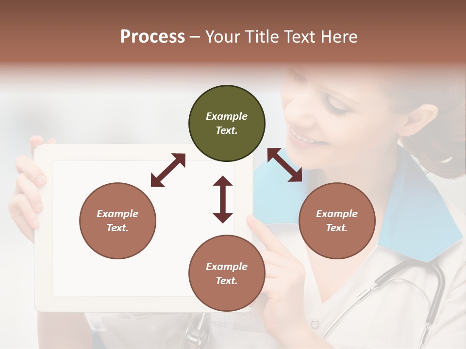 Young Tablet People PowerPoint Template