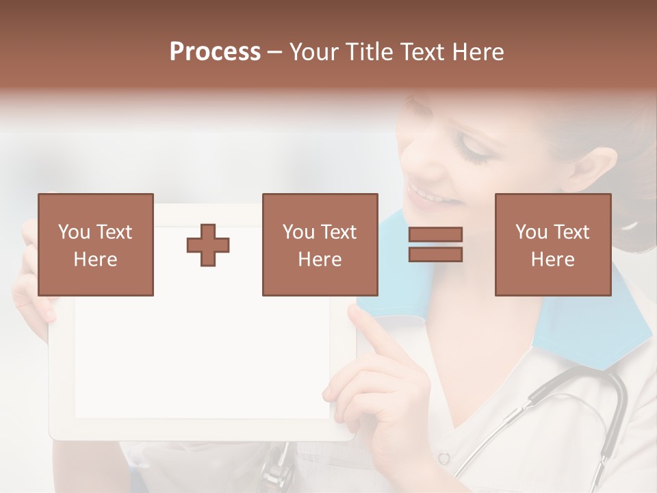 Young Tablet People PowerPoint Template