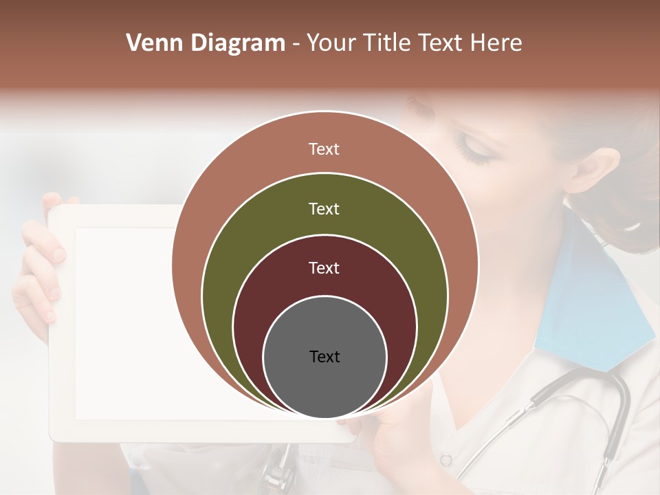 Young Tablet People PowerPoint Template