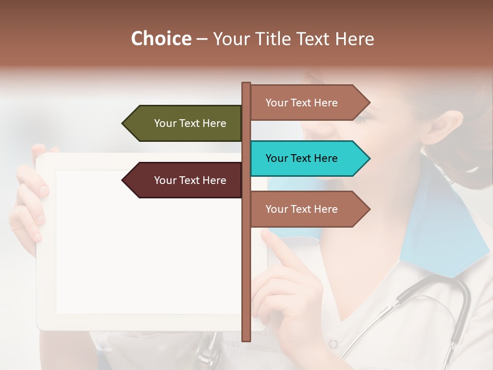 Young Tablet People PowerPoint Template