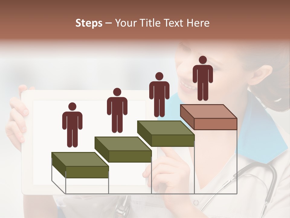 Young Tablet People PowerPoint Template