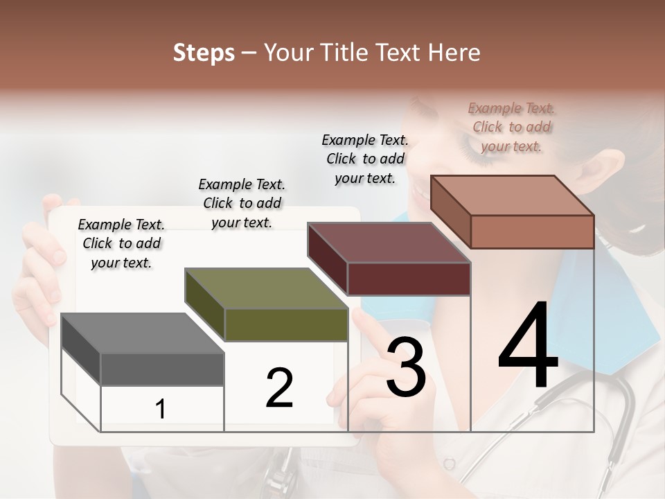 Young Tablet People PowerPoint Template