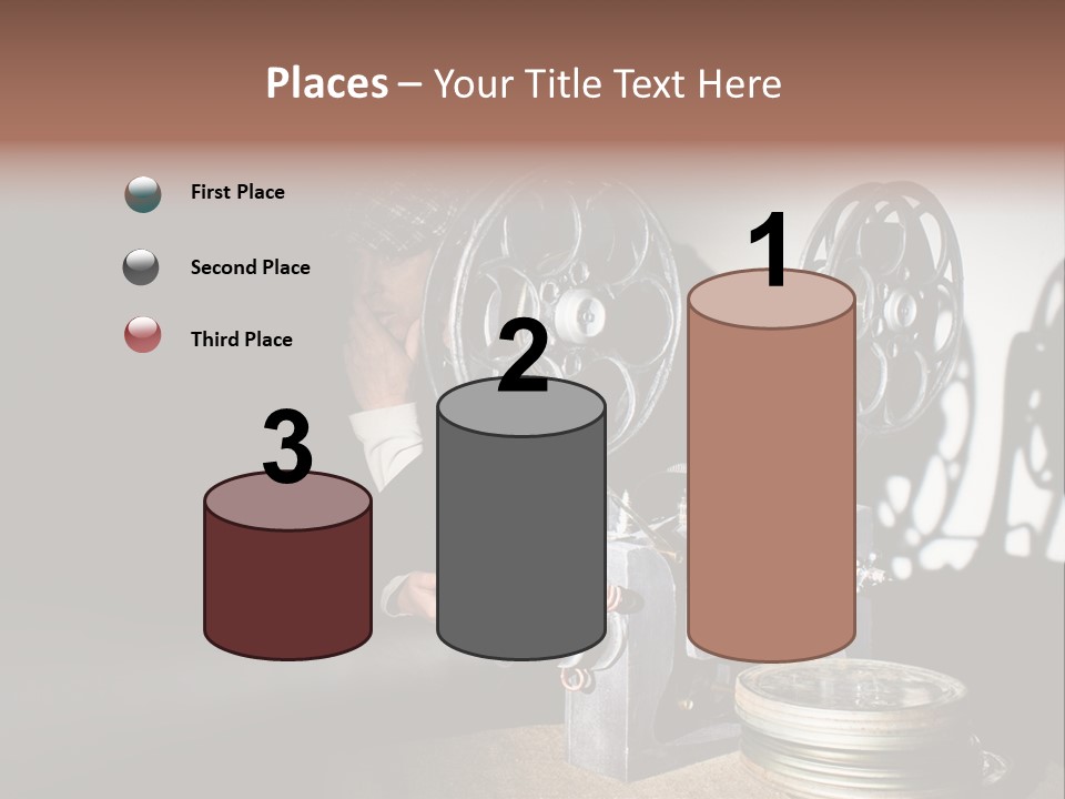 Photo Entertainment Portrait PowerPoint Template