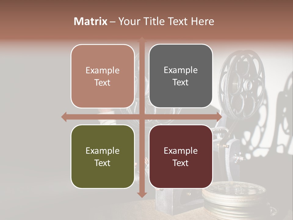 Photo Entertainment Portrait PowerPoint Template